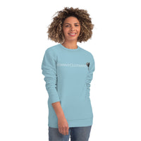 BLACK heart 🖤 small logo Premium Unisex Changer Sweatshirt
