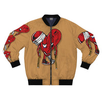 LOVE hurts ❤️‍🩹 light brown Bomber Jacket