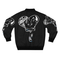 Black HEART 🖤 Black Bomber Jacket