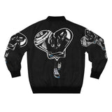 Black HEART 🖤 Black Bomber Jacket