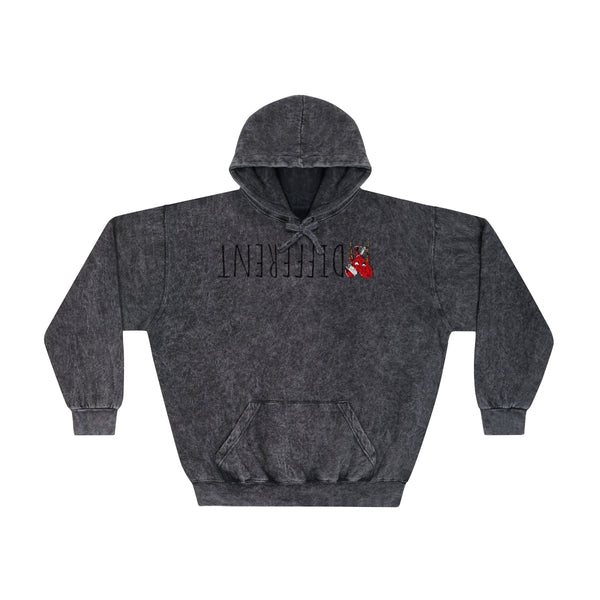 “DIFFERENT” protect your HEART ❤️‍🩹Unisex Mineral Wash Hoodie