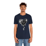 BLACK heart 🖤 Unisex Jersey Short Sleeve Tee