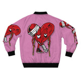 LOVE hurts ❤️‍🩹 pink Bomber Jacket