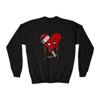 LOVE hurts ❤️‍🩹Youth Crewneck Sweatshirt