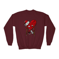 LOVE hurts ❤️‍🩹Youth Crewneck Sweatshirt