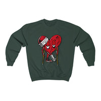 LOVE hurts ❤️‍🩹 Unisex Heavy Blend™ Crewneck Sweatshirt