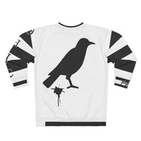 BLACK  heart 🖤 Black/white Unisex Sweatshirt