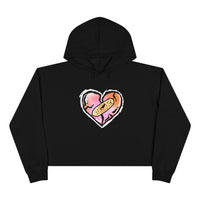 Broken heart 💔 Crop Hoodie