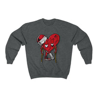 LOVE hurts ❤️‍🩹 Unisex Heavy Blend™ Crewneck Sweatshirt
