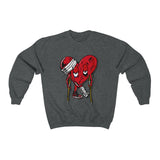 LOVE hurts ❤️‍🩹 Unisex Heavy Blend™ Crewneck Sweatshirt