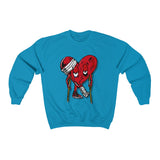 LOVE hurts ❤️‍🩹 Unisex Heavy Blend™ Crewneck Sweatshirt