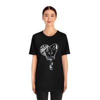 BLACK heart 🖤 Unisex Jersey Short Sleeve Tee