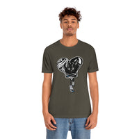 BLACK heart 🖤 Unisex Jersey Short Sleeve Tee