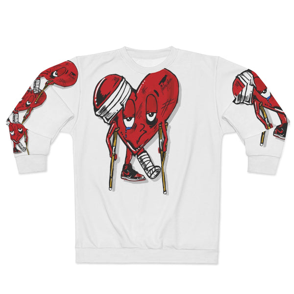 LOVE hurts ❤️‍🩹 AOP Unisex Sweatshirt