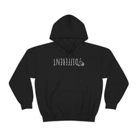 “DIFFERENT” BLACK heart 🖤 Unisex Heavy Blend Hoodie