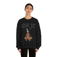 GOOD knees 🧎🏾‍♀️🐼 black/white Heavy Blend™ Crewneck Sweatshirt