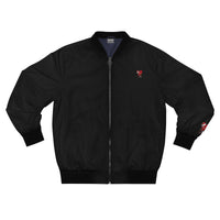 LOVE hurts ❤️‍🩹 (small front logo) BLACK Bomber Jacket