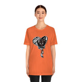 BLACK heart 🖤 Unisex Jersey Short Sleeve Tee