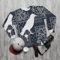BLUE bandana print 🧵Unisex Sweatshirt