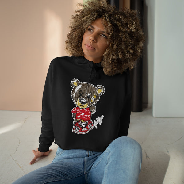 StayFly Bear 🧸Crop Hoodie
