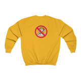 No LOVE 🚫❤️‍🩹 Unisex Heavy Blend™ Crewneck Sweatshirt