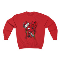LOVE hurts ❤️‍🩹 Unisex Heavy Blend™ Crewneck Sweatshirt