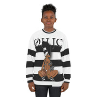 GOOD knees 🐼 black/white striped Unisex Sweatshirt