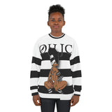 GOOD knees 🐼 black/white striped Unisex Sweatshirt