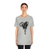 BLACK heart 🖤 Unisex Jersey Short Sleeve Tee