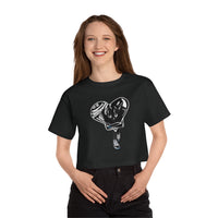 BLACK heart 🖤 Champion Women's Heritage Cropped T-Shirt