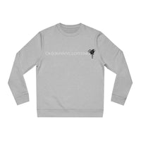 BLACK heart 🖤 small logo Premium Unisex Changer Sweatshirt