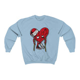 LOVE hurts ❤️‍🩹 Unisex Heavy Blend™ Crewneck Sweatshirt
