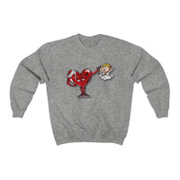 No LOVE 🚫❤️‍🩹 Unisex Heavy Blend™ Crewneck Sweatshirt