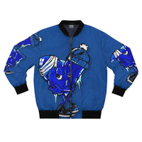 Cold HEARTED 🥶💙 Blue Bomber Jacket