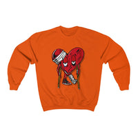 LOVE hurts ❤️‍🩹 Unisex Heavy Blend™ Crewneck Sweatshirt