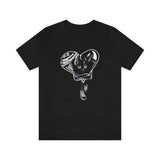 BLACK heart 🖤 Unisex Jersey Short Sleeve Tee