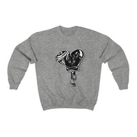 Black Heart 🖤 Unisex Heavy Blend™ Crewneck Sweatshirt