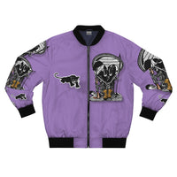 Black PANTHER  🖤🐆  Purple  Bomber Jacket