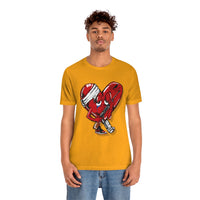 Protect your HEART ❤️‍🩹🔫Unisex Jersey Short Sleeve Tee
