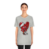 Protect your HEART ❤️‍🩹🔫Unisex Jersey Short Sleeve Tee