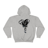 “DIFFERENT” BLACK heart 🖤 Unisex Heavy Blend Hoodie