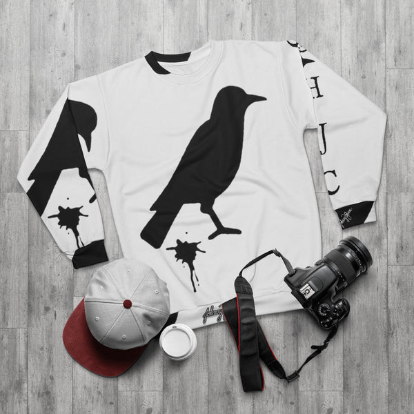 BLACK BIRD logo 🖤🐦AOP Unisex Sweatshirt