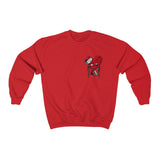 LOVE hurts Small logo ❤️‍🩹 Unisex Heavy Blend™ Crewneck Sweatshirt