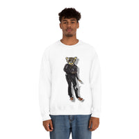Ginuwine Bear 🕺🏿🐻 Unisex Heavy Blend™ Crewneck Sweatshirt