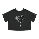 BLACK heart 🖤 Champion Women's Heritage Cropped T-Shirt