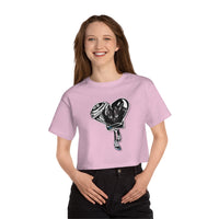 BLACK heart 🖤 Champion Women's Heritage Cropped T-Shirt