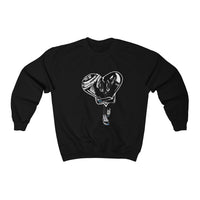 Black Heart 🖤 Unisex Heavy Blend™ Crewneck Sweatshirt