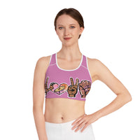 LOVE ❤️ Pink Sports Bra