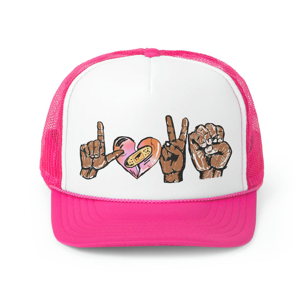 LOVE language ❤️‍🩹Trucker Caps