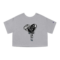 BLACK heart 🖤 Champion Women's Heritage Cropped T-Shirt